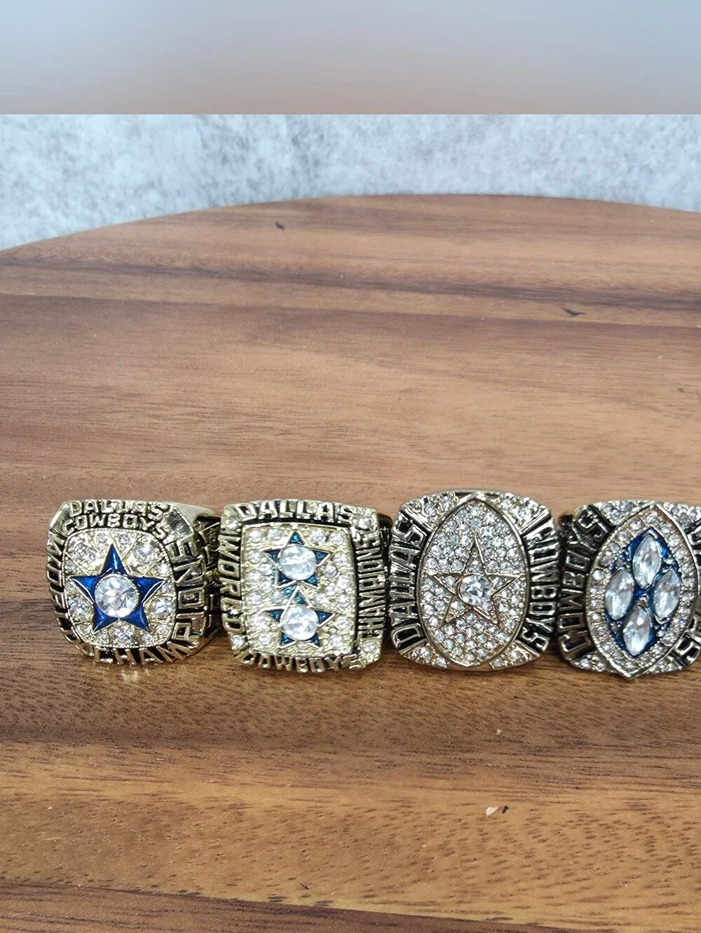 Dallas Cowboys Championship Ring Set Size 10 Super Bowl Ring Set‎